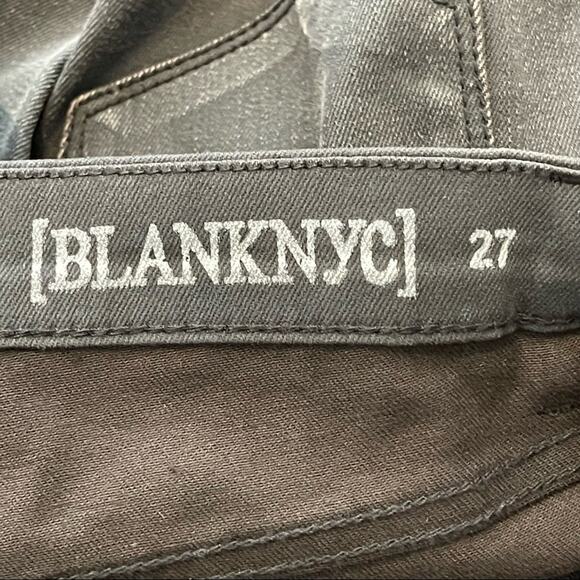 Blank NYC Black Denim Shorts Size 27 EUC - Picture 5 of 12